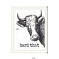 Herd That Black Framed Print Bathroom Wall Art