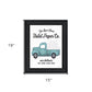 Toilet Paper Co Black Framed Print Bathroom Wall Art