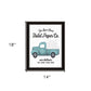 Toilet Paper Co Black Framed Print Bathroom Wall Art