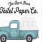 Toilet Paper Co Black Framed Print Bathroom Wall Art