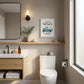 Toilet Paper Co Black Framed Print Bathroom Wall Art