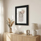 BOHEMIAN MACRAME Black Framed Print Wall Art