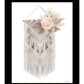 BOHEMIAN MACRAME White Framed Print Wall Art
