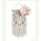 BOHEMIAN MACRAME Black Framed Print Wall Art