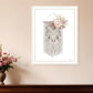 BOHEMIAN MACRAME Black Framed Print Wall Art