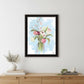 Flourish White Framed Print Wall Art