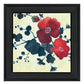 Japanese Blossoms Black Framed Print Wall Art