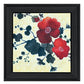 Japanese Blossoms Black Framed Print Wall Art