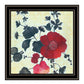 Japanese Blossoms Black Framed Print Wall Art