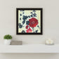 Japanese Blossoms Black Framed Print Wall Art