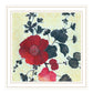 Japanese Blossoms Black Framed Print Wall Art