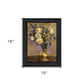 Evening Vase Black Framed Print Wall Art