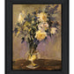 Evening Vase Black Framed Print Wall Art