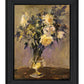 Evening Vase Black Framed Print Wall Art