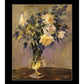 Evening Vase Black Framed Print Wall Art