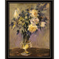 Evening Vase Black Framed Print Wall Art
