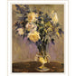 Evening Vase Black Framed Print Wall Art