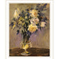 Evening Vase Black Framed Print Wall Art