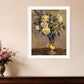 Evening Vase Black Framed Print Wall Art