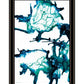 Ocean Living Black Framed Print Wall Art