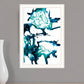 Ocean Living Black Framed Print Wall Art