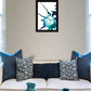 Ocean Living Black Framed Print Wall Art