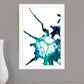 Ocean Living Black Framed Print Wall Art