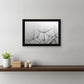 Love is a Delicate Flower Black Framed Print Wall Art