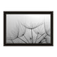 Love is a Delicate Flower Black Framed Print Wall Art