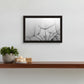 Love is a Delicate Flower Black Framed Print Wall Art