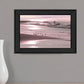 Breakfast On The Beach Black Framed Print Wall Art