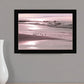 Breakfast On The Beach Black Framed Print Wall Art