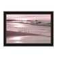 Breakfast On The Beach Black Framed Print Wall Art