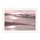 Breakfast On The Beach Black Framed Print Wall Art