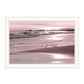 Breakfast On The Beach Black Framed Print Wall Art