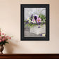 Fresh Garden Basket Black Framed Print Wall Art