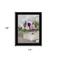Fresh Garden Basket Black Framed Print Wall Art