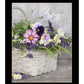 Fresh Garden Basket Black Framed Print Wall Art