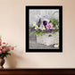 Fresh Garden Basket Black Framed Print Wall Art