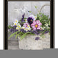 Fresh Garden Basket Black Framed Print Wall Art