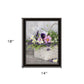 Fresh Garden Basket Black Framed Print Wall Art