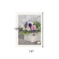 Fresh Garden Basket Black Framed Print Wall Art