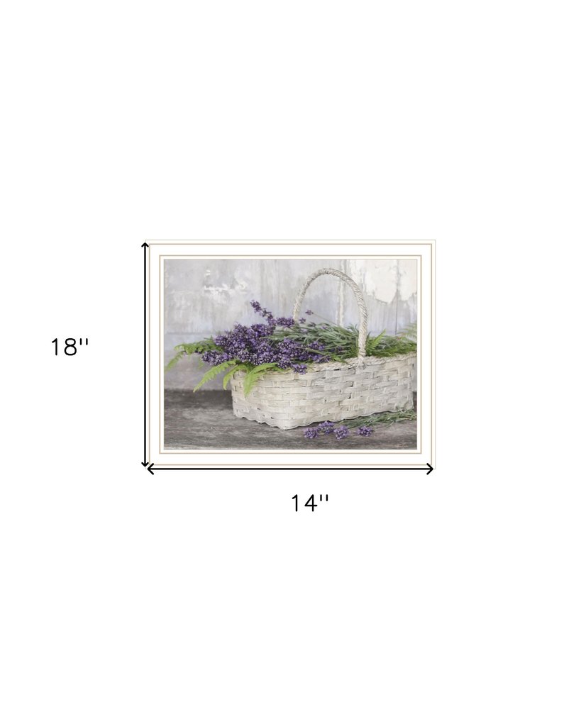 My Lavender Black Framed Print Wall Art
