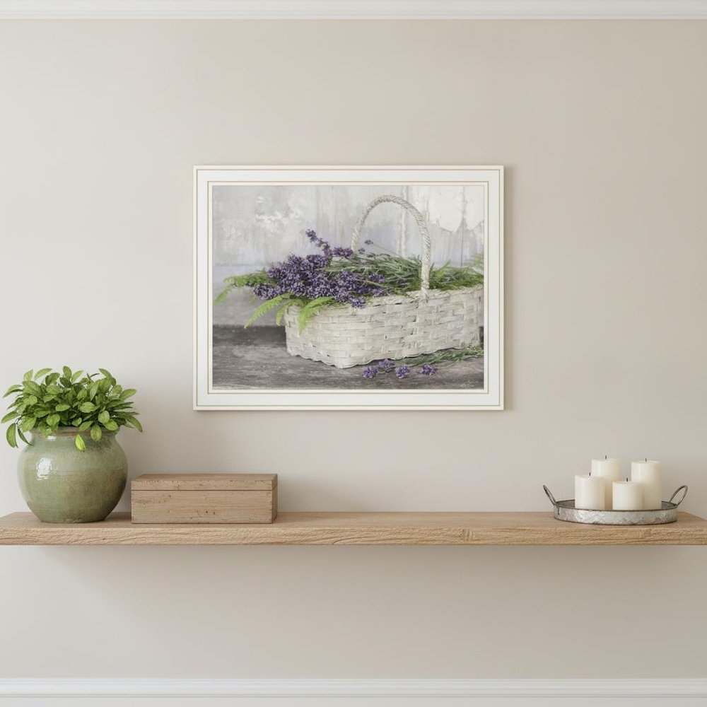 My Lavender Black Framed Print Wall Art