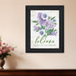 Bloom Where You Are Planted Black Framed Print Wall Art