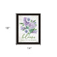 Bloom Where You Are Planted Black Framed Print Wall Art