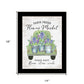 Flower Market Hyacinths Black Framed Print Wall Art