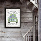 Flower Market Hyacinths Black Framed Print Wall Art
