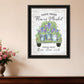 Flower Market Hyacinths Black Framed Print Wall Art