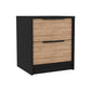 Three Piece Brown and Black Bedroom Set